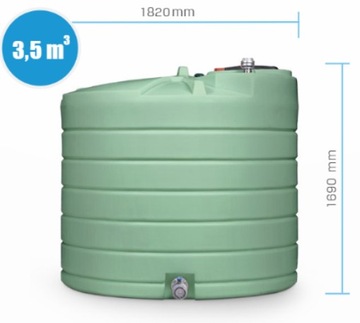Zbiornik do RSM 3500l FUJP SWIMER AGRO TANK i rękawice
