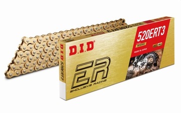 ŁAŃCUCH NAPĘD-OWY DID 520 ERT3 104 OGNIWA ZAPINKA