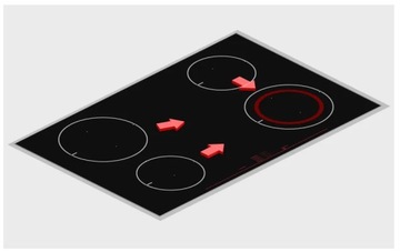 Индукционная варочная панель 59 см черное стекло BOSCH PVQ61RBB5E PowerBoost