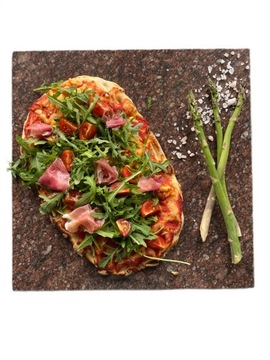 Kamień do pizzy Naturalny Zestaw z deską