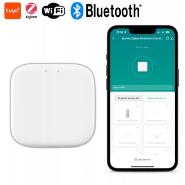 Мини-беспроводной мультипереключатель BLUETOOTH-шлюз ZIGBEE 3.0 TUYA