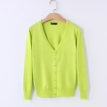 Sweater Knitted Cardigan Button Jacket 2024 Spring