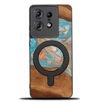 Pouzdro Bewood Unikátní pro Motorola Edge 50 Pro Planety Saturn s MagSafe