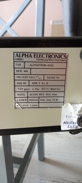 Альфатрон 4100 Альфа+лазер!