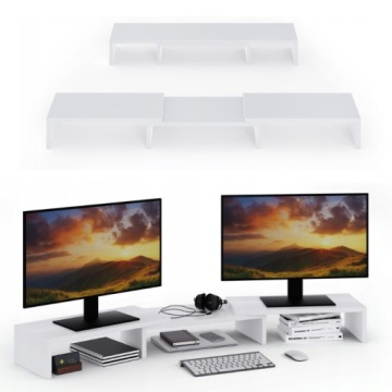 Podstavec Pod Monitor S Dvojitou Nastavitelnou Délkou Zvedá Obrazovku O: 12,6 cm