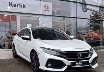 Honda Civic X Hatchback 5d 1.5 VTEC Turbo 182KM 2019 Honda Civic Honda Civic 1.5 Sport Plus Navi Dealer Honda Karlik Poznan Ma