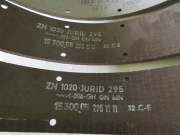 OKŁADZINY SZCZĘK HAMULCOWYCH MERCEDES BENZ UNIMOG 4164212110