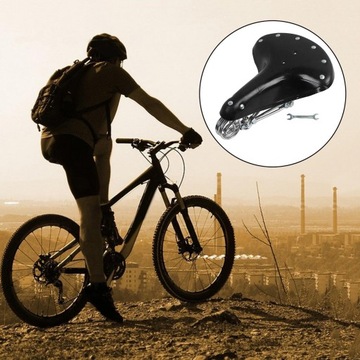 Pokrowiec na siodełko z miękkiej skóry Poduszka na siodełko roweru szosowego Wyścigi rowerowe w kolorze czarnym