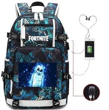 PLECAK FORTNITE DJ MARSHMELLO WODOODPORNY WZORY
