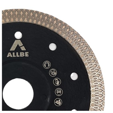 АЛМАЗНЫЙ ДИСК ДЛЯ ГОНЧАРНЫХ РАБОТЫ 115Х1,2Х10Х22,2ММ ALLBE