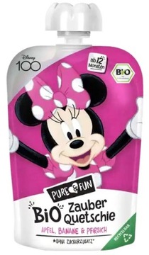 HEJO Przecier jabłko- banan- brzoskwinia BIO 100 g Myszka Minnie
