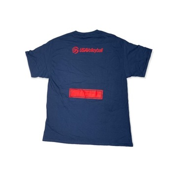 Granatowy t-shirt męski logo USA VOLLEYBALL XL