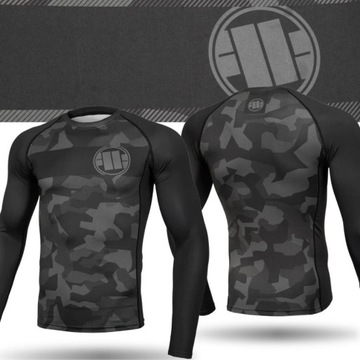 Koszulka PIT BULL kompresyjna RASHGUARD pitbull