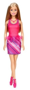 Mattel Barbie Lalka z Pierścionkiem Ciemnoróżowa