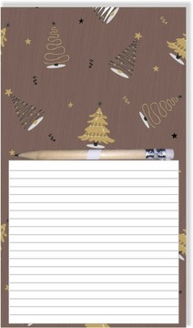 NOTES Z MAGNESEM ŚWIĄTECZNY PREZENT MIKOŁAJ 1szt