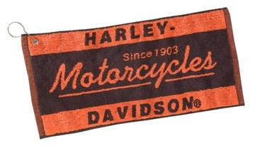 Czarny styl Ręcznik motocyklowy Harley-Davidson HD