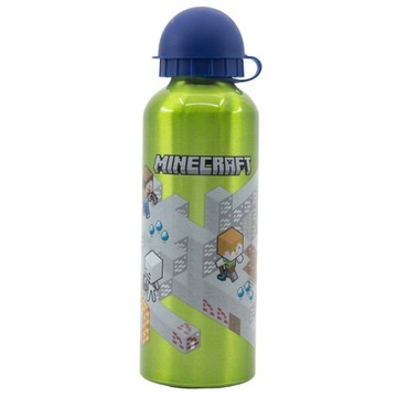 MINECRAFT CREEPER bidon aluminiowy z ustnikiem 530