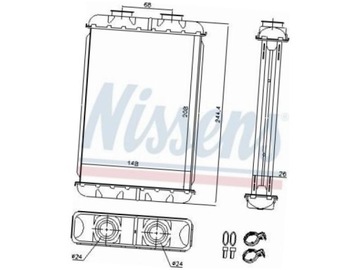 RADIÁTOR ALFA ROMEO 159 1.7-3.2 05-12