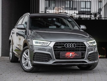 Audi Q3 I SUV Facelifting 2.0 TFSI 180KM 2016 AUDI Q3 Lift 2x SLine 2.0TFSI 180KM, Stronic, Navi, LED, Daytona Grey