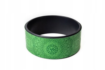 Koło do jogi OM - Yoga Wheel PU 3 Zielony