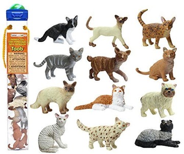 TUBA SAFARI FIGURKI MONTESSORI ZESTAW ZOO ZWIERZAKI