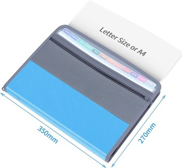 Папка для документов-аккордеона с 13 отделениями