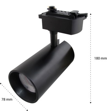 НАБОР 4x СВЕТОДИОДНЫХ ЛАМП ОТРАЖАТЕЛЬ 30ВТ ШИННЫЙ КАБЕЛЬ 2М