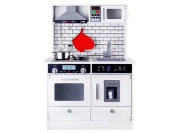 Большая деревянная кухня со светом и звуком ZA3717