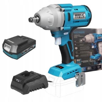 DEDRA 7157 УДАРНЫЙ КЛЮЧ 600 Нм, бесщеточный +2 Ач