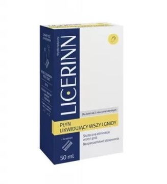 Licerinn Płyn likwidujący wszy i gnidy, 50 ml