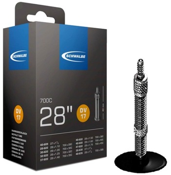 Dętka SCHWALBE DV 17 27/28 x 1 1/8 - 1,75 (28/47-622/630/635) DV 40 mm