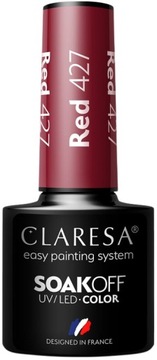 Claresa Lakier Hybrydowy Red 427 5ml