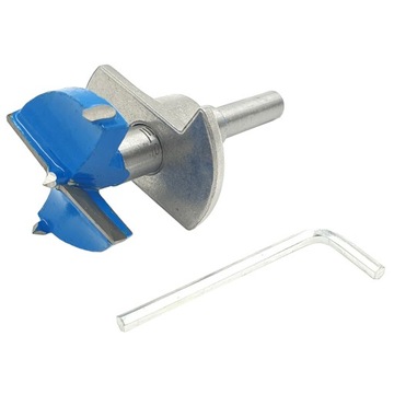 СВЕРЛО ДЛЯ ФРЕЗЕРОВ ДЛЯ ПЕТЛЕЙ БАНКИ 35ММ + ШАБЛОН