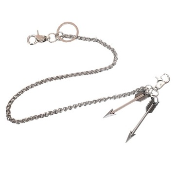 Мужские брюки с цепочкой в ​​стиле панк с двойной стрелкой в ​​стиле ретро