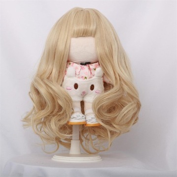 Парик из волос куклы BJD, модный вьющийся сменный парик ручной работы, парик для куклы ручной работы