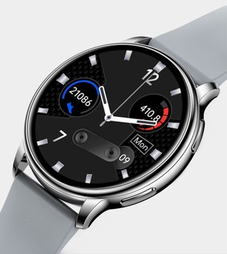 PIĘKNY SMARTWATCH ZEGAREK DAMSKI TEMPERATURA PULS