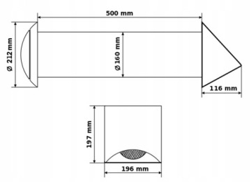 Воздухоотводчик fi160 CZNP160-ML
