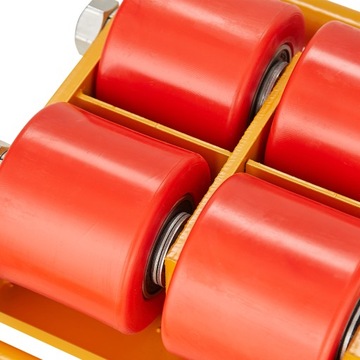 Транспортировочные роликовые тележки VEVOR подъемные тележки 6T с 4 направляющими колесами