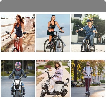 РЕГУЛИРУЕМОЕ ВЕЛОСИПЕДНОЕ ЗЕРКАЛО ДЛЯ РУЛЯ 20-24 ММ