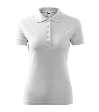 KOSZULKA polo DAMSKA PIQUE MALFINI 210 T-SHIRT biała M