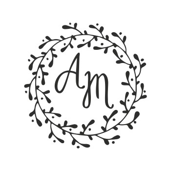 Stempel ślubny z wiankiem