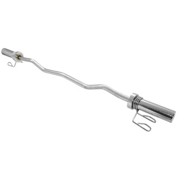 PLATINUM FITNESS GRYF OLIMPIJSKI ŁAMANY L 120 CM 50 MM + ZACISKI SPRĘŻYNOWE
