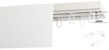 ДВОЙНОЙ потолочный карниз с чехлом Потолочный карниз с чехлом 9 CM 250