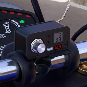 ЗАРЯДНОЕ УСТРОЙСТВО ДЛЯ МОТОЦИКЛА, ПИТАНИЕ USB