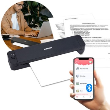 Přenosná termotransferová tiskárna Aimo P832 A4 obchodních dokumentů Bt