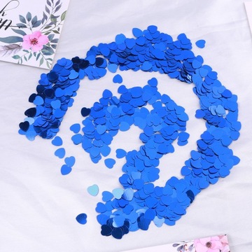 Свадебное оформление стола Металлическое конфетти с точками