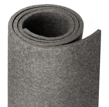 Filc techniczny uszczelkowy szary grubość 10mm 1kg / podkład / izolacja