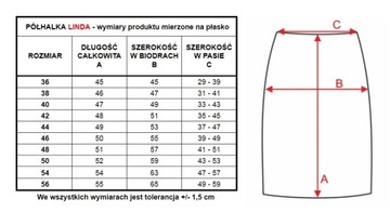 Krótka gładka półhalka Linda ecru 54