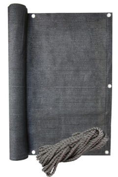 СЕТКА ДЛЯ БАЛКОНА серый КОВРИК ДЛЯ БАЛКОНА ТЕРРАСЫ 90х500см 90СМ 5М УФ