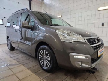 Peugeot Partner II Tepee Facelifting 2015 1.6 BlueHDi 100KM 2017 Peugeot Partner 1,6 HDI 100 KM, Tylko 153 Tys.km, 100 Bezwypadkowy, Gwaran